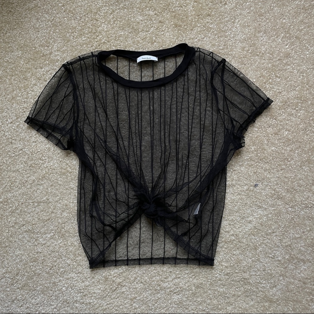Sheer Black T-Shirt